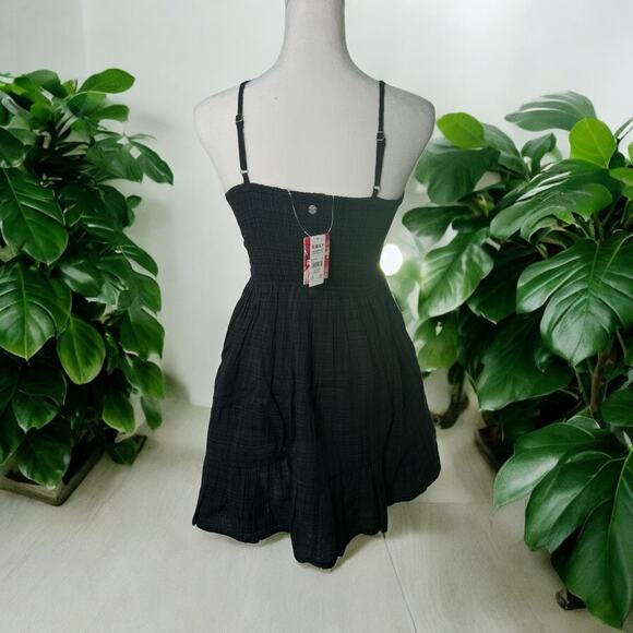Roxy Black Strappy Dress-XS-NWT‎ - Picture 2 of 6